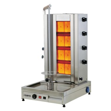 SARO Gas kebab / gyros grill model TILLA 4
