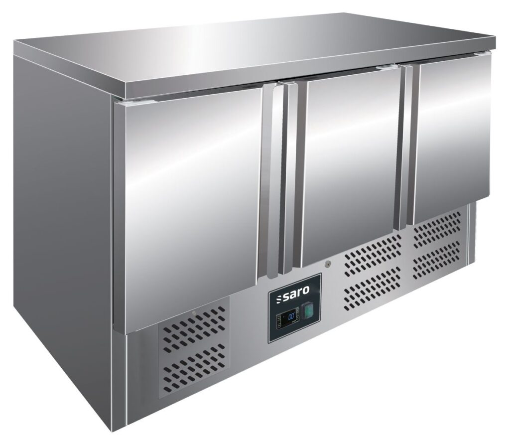 SARO Cooling table with 3 doors, model VIVIA S 903 S/S TOP
