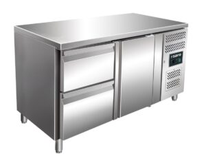 SARO Koelwerkbank met 1 deur en 1x ladenset van 2, model KYLJA 2110 TN
