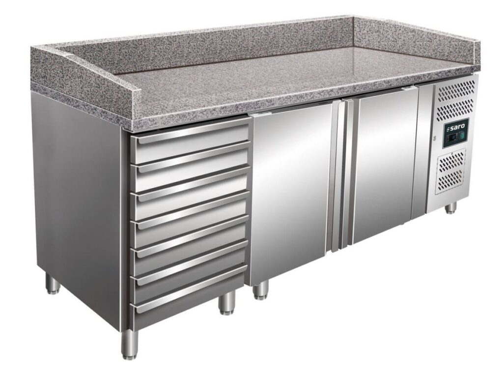 SARO Pizza preparation table with drawers model MARGA PZ 2610 TN