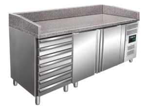 SARO Pizzawerkbank met laden model MARGA PZ 2610 TN