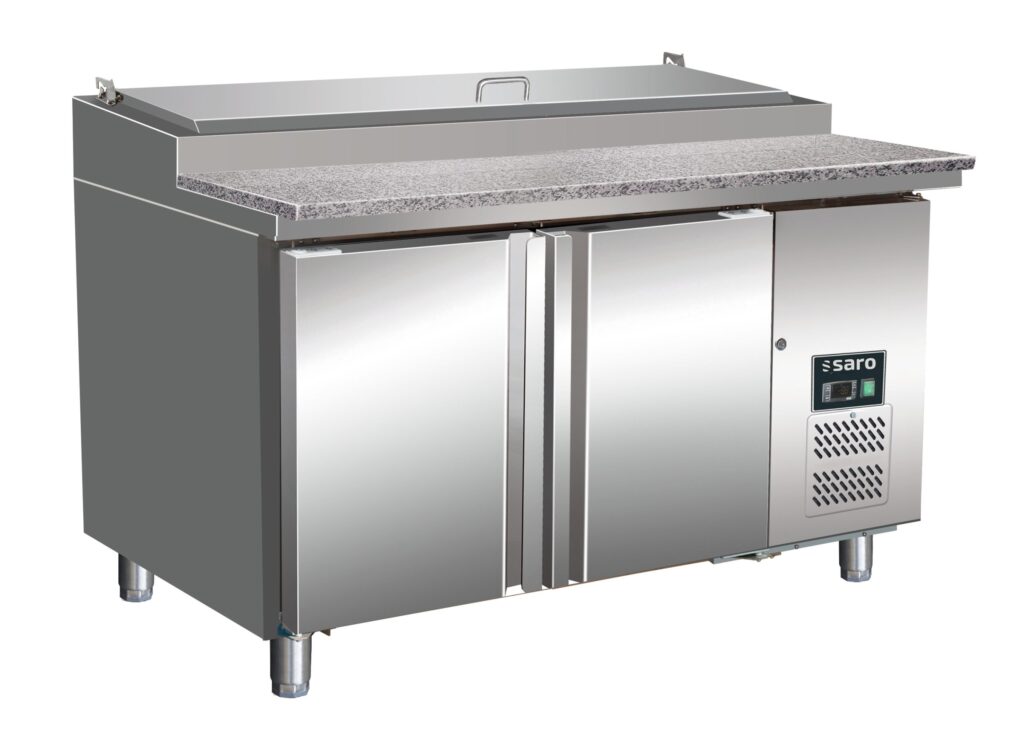 SARO Preparation Table, granit working top - 1/3 GN model SH 1500