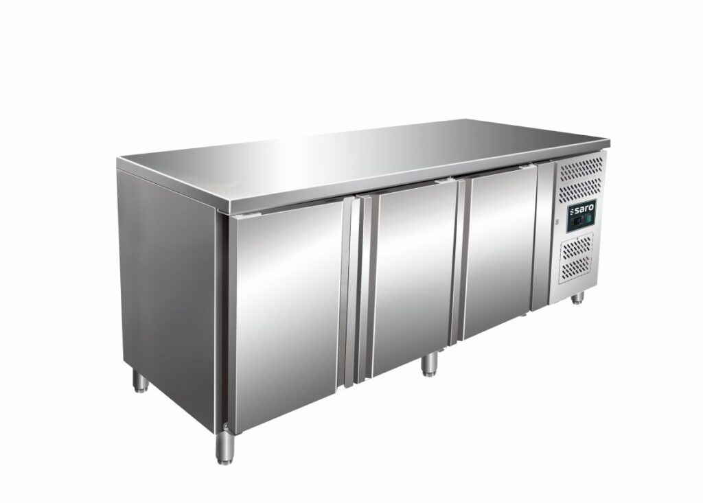 SARO Koelwerkbank, 3 deuren model SNACK 3100 TN