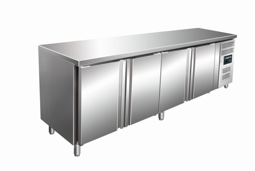 SARO refrigerated cooling tabel, 4 doors, model SNACK 4100 TN