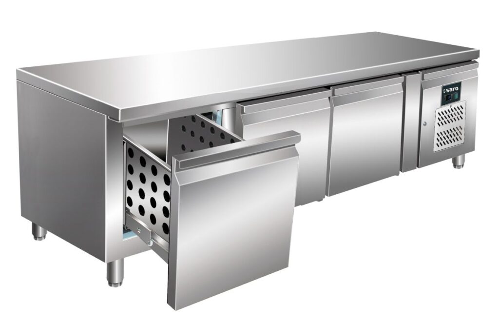 SARO Refrigerated undertable with drawers model UGN 3100 TN-3S