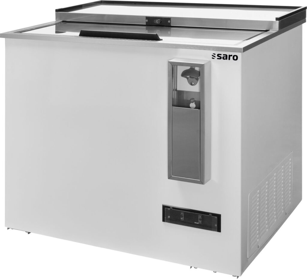 SARO Flessenkoeler met bovenlader model FKT 935