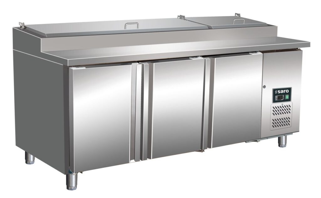 SARO Ventilated Preparation Table - 1/3 GN model SH 3070