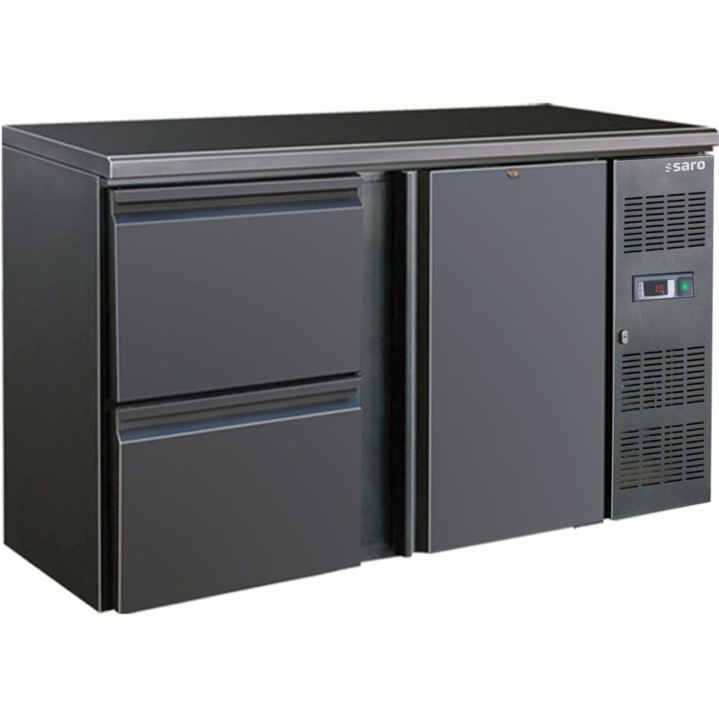 SARO Barkoeler met 1 deur en 2 laden model BC 2100-2S