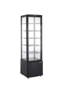 SARO Vitrine, zwart model LEO AV