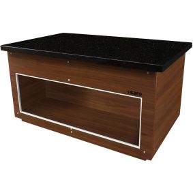SARO Neutraal element B 1600 mm, kleur WALNOOT