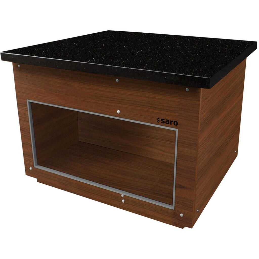 SARO Neutraal element B 1000 mm, kleur WALNOOT