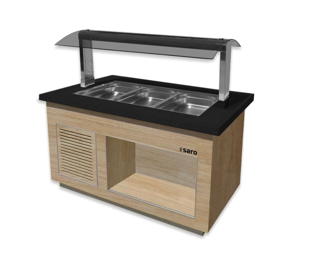 SARO Saladebar model PREMIUM LINE- SB-K 130 OAK