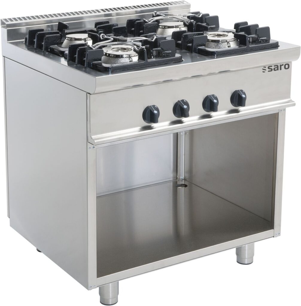 SARO Gaskooktoestel met open onderstel model E7/KUPG4BA