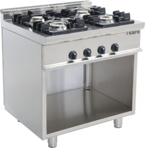 SARO Gaskooktoestel met open onderstel model E7/KUPG4BA