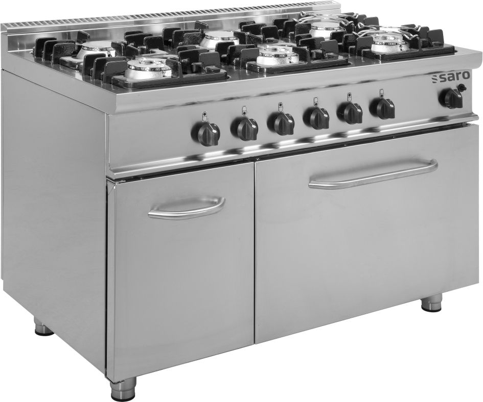 SARO Gas stove with gas oven model E7/KUPG6LN