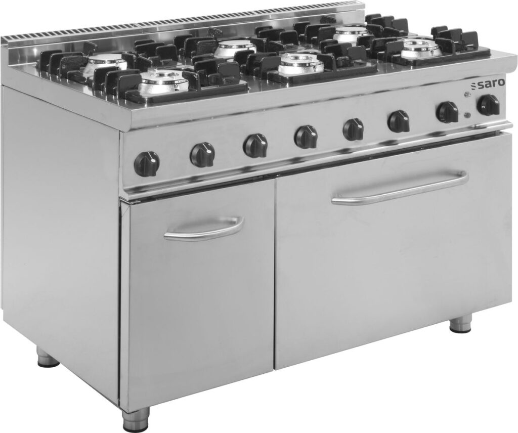 SARO Gasfornuis met elektrische oven model E7/KUPG6LE