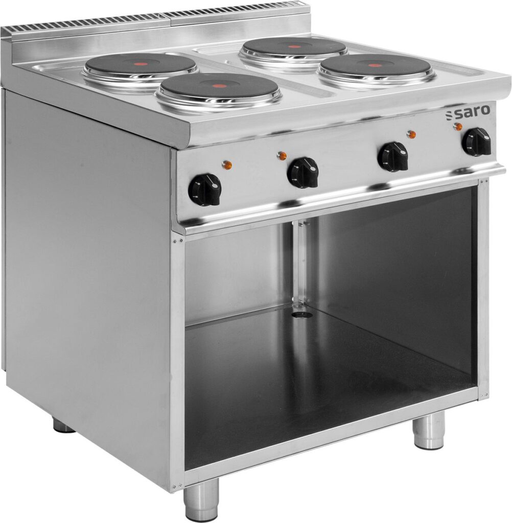 SARO Elektrisch kooktoestel met open onderstel model E7/CUET4BA