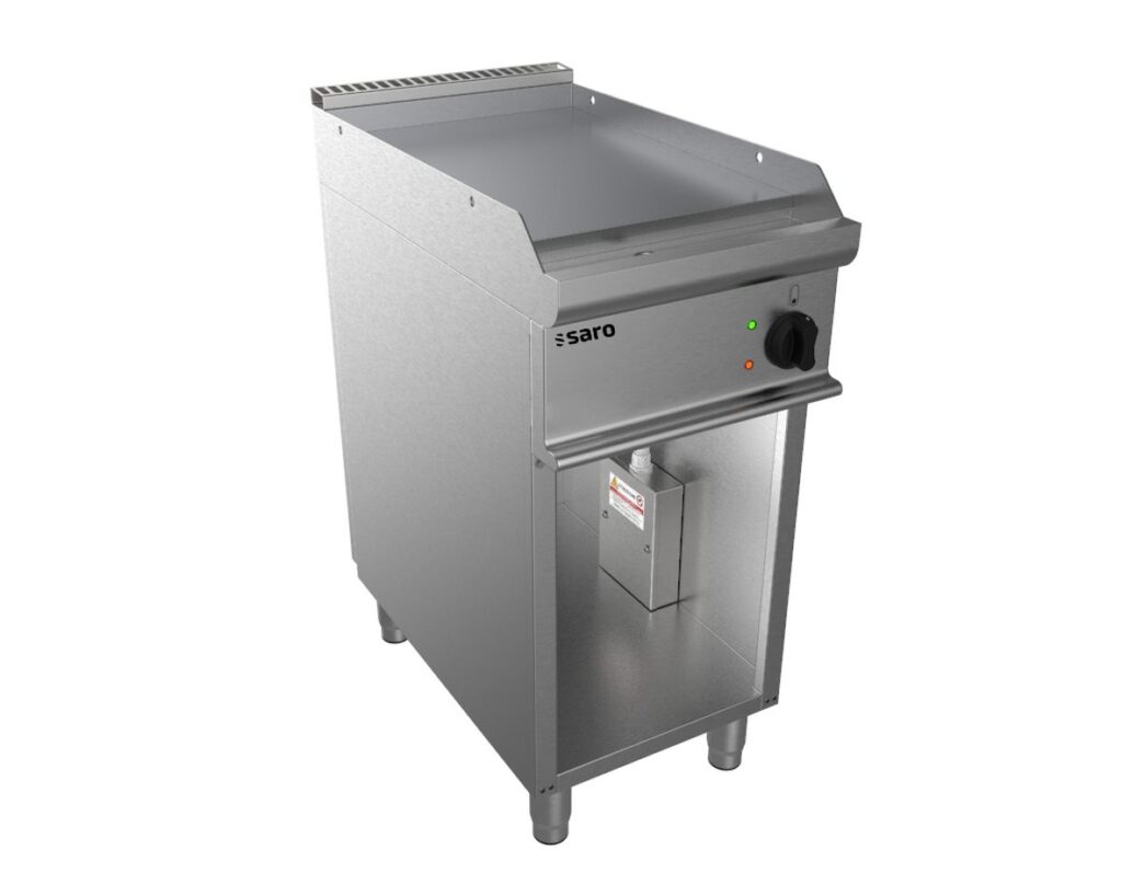 SARO Elektrische bakplaat met open onderstel model E7/KTE1BAL