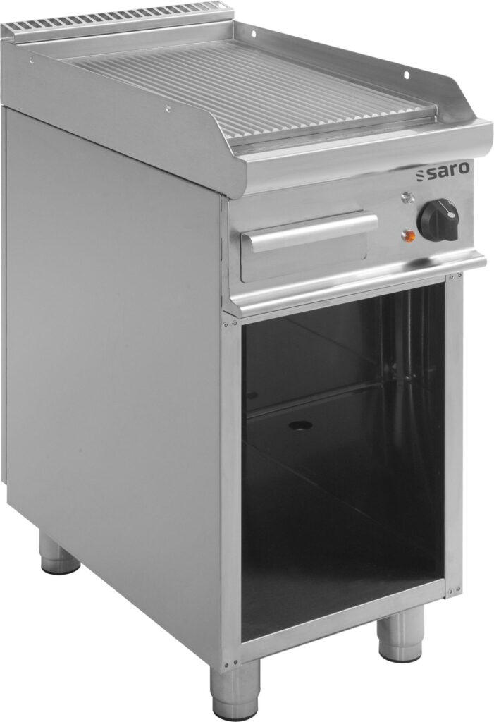 SARO Elektrische bakplaat met open onderstel model E7/KTE1BAR