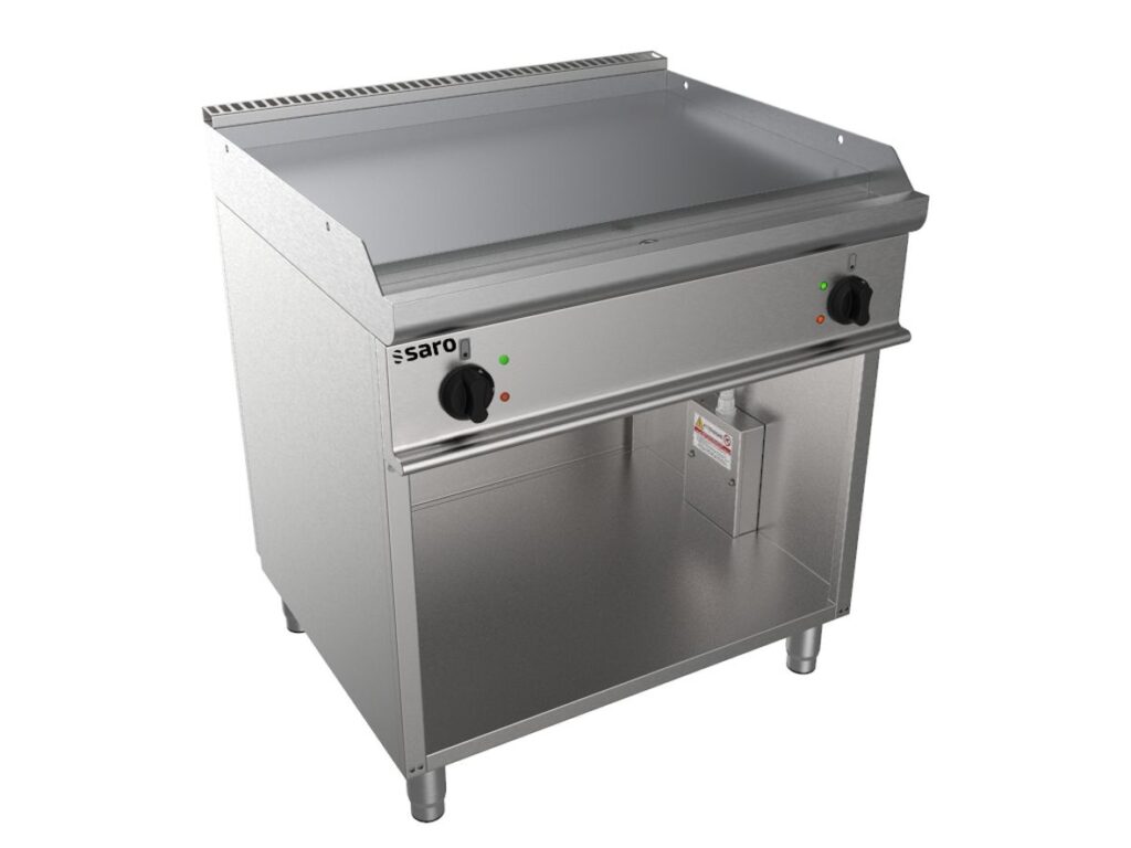 SARO Elektrische bakplaat met open onderstel model E7/KTE2BAL
