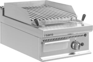 SARO Gas lavasteengrill, tafelmodel model E7/BS1BB