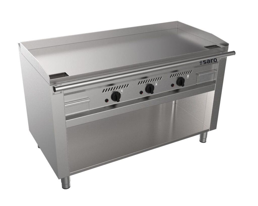 SARO Gas teppanyaki-grill met open onderstel model TED3/140 G