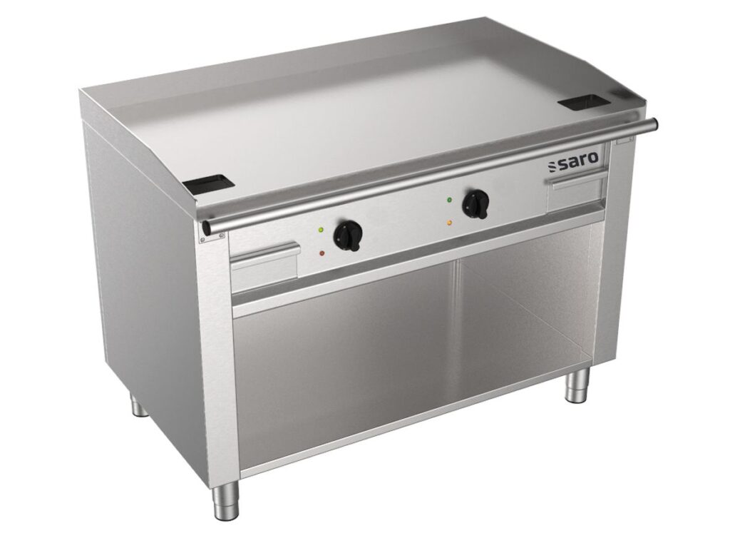 SARO Electric Teppanyaki grill with open stand model TED2/120 E