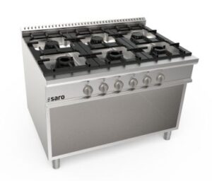 SARO Gaskooktoestel op open onderstel, 6 branders LQ model LQ / CUG6BA