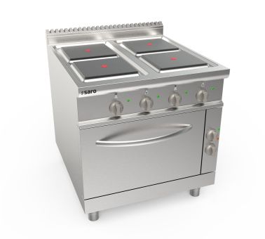 SARO Elektrisch fornuis + oven, 4 platen LQ model LQ / CQE4LE