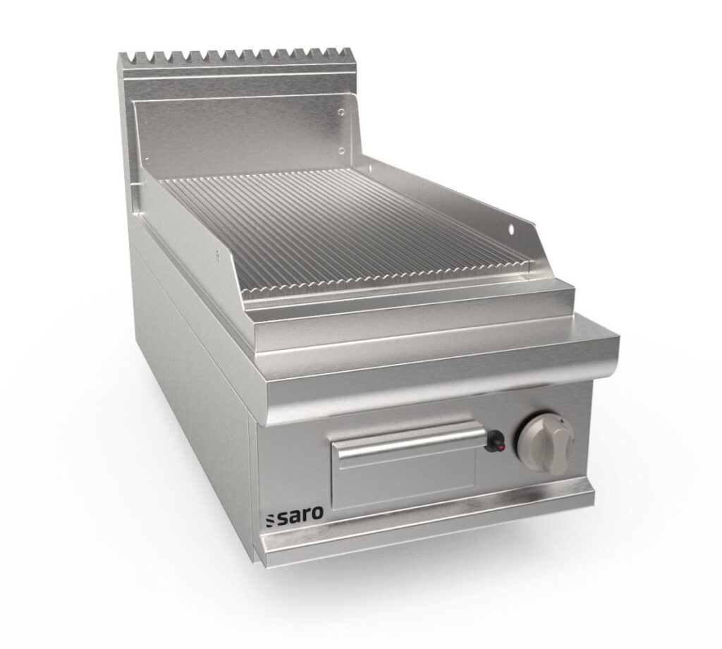 SARO Gas griddle plate table top model LQ / FTG2BBR
