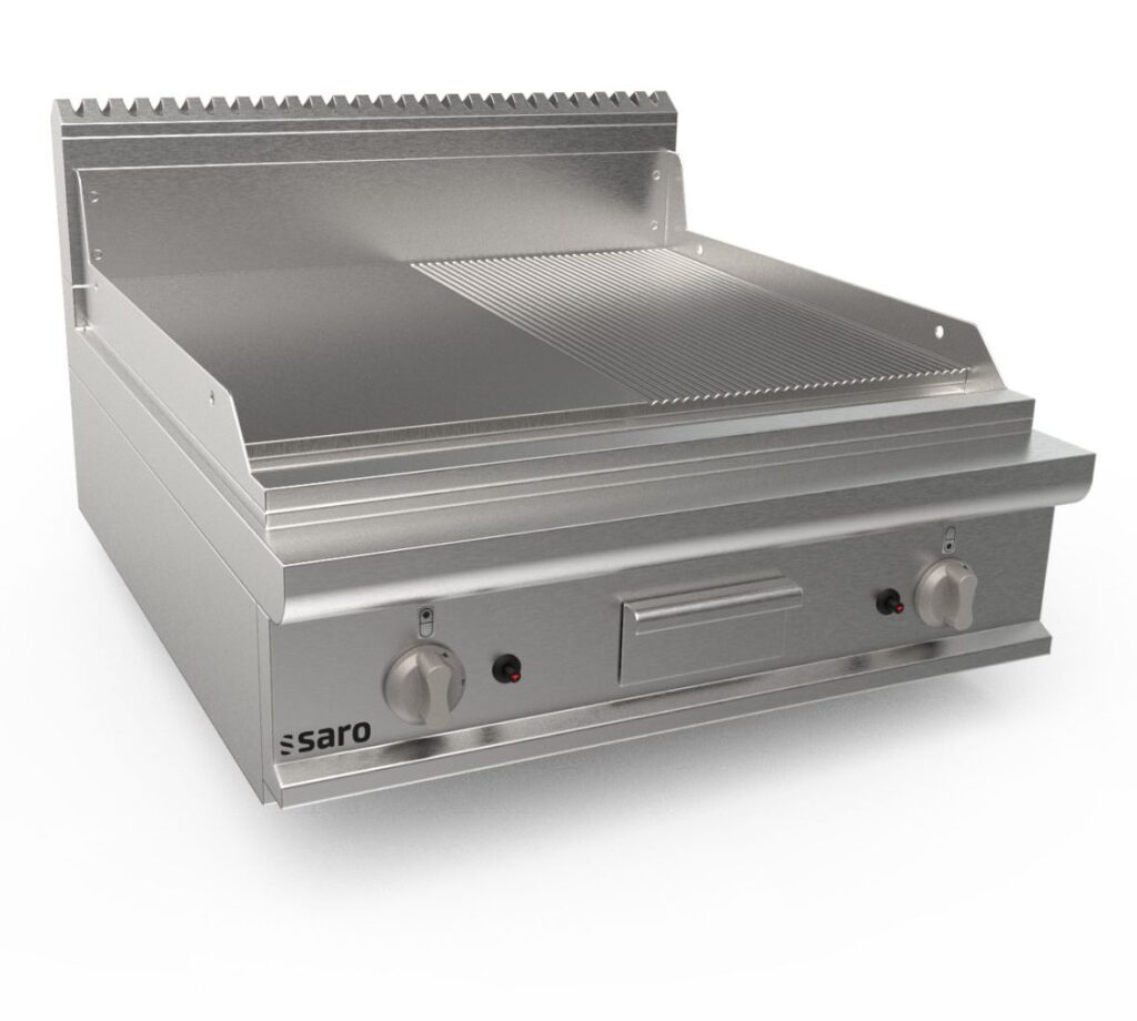 SARO Gas griddle plate table top model LQ / FTG4BBM