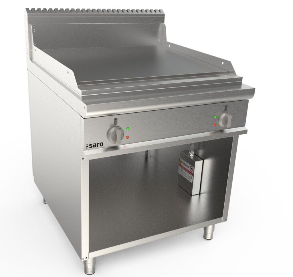SARO Elektrische bakplaat met open onderstel model LQ / FTG4BAL