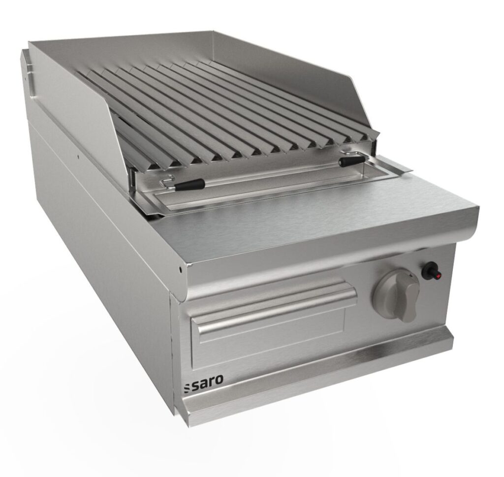 SARO Gas lavasteengrill, tafelmodel model LQ / BS1BB