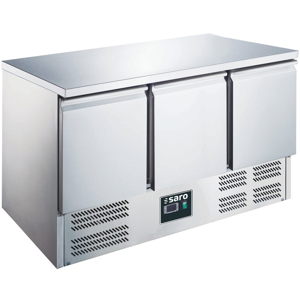 SARO Cooling table with 3 doors, model ES 903 S/S TOP