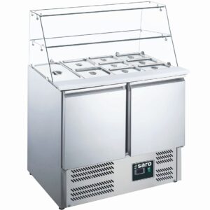 SARO Saladette met glazen opzet model ES 900 G