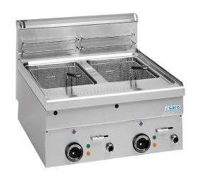 SARO Elektrische friteuse 10+10 L, tafelmodel 600-lijn model EF66