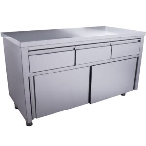 SARO Schuifdeurkast - 3 laden 1600x700 mm